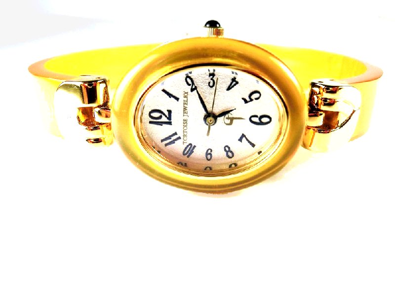 二代目与三郎 本鼈甲 白甲 レディース 腕時計 ケース付属【検/べっ甲】 - レディース腕時計