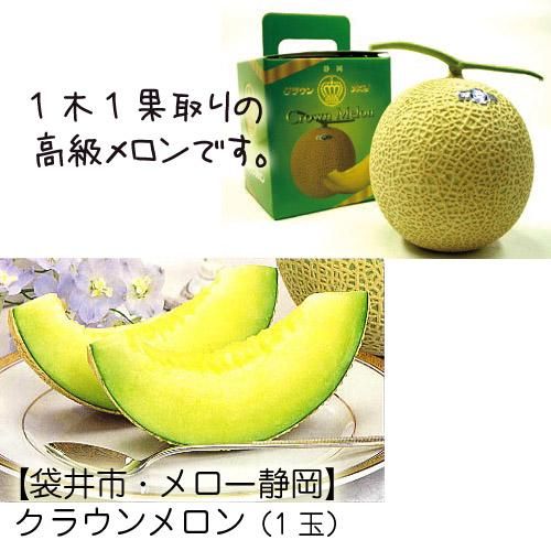 常温 袋井市 メロー静岡 クラウンメロン 1玉 最高級 深蒸し茶 掛川 静岡のギフトなら これっしか処 通販サイト