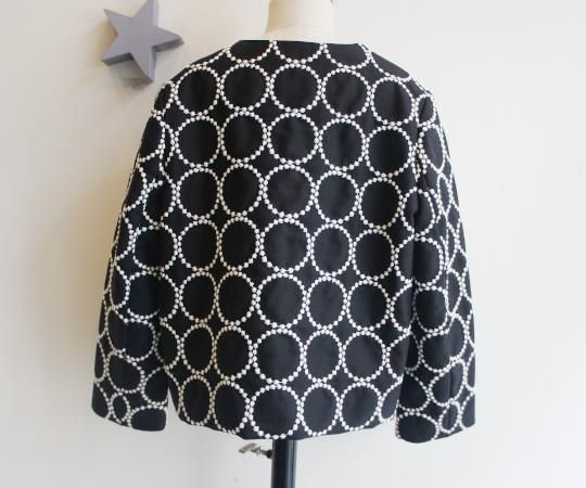 ○mina perhonen ミナペルホネン / tambourineジャケット(Navy ○mina perhonen ミナペルホネン / tambourineジャケット(Navy