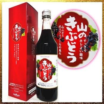 100％ストレートジュース/佐幸本店/山のきぶどうジュース 600ml - 三戸