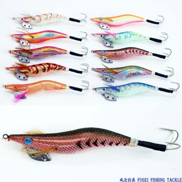 蛸(タコ)釣り タコエギ 3.0号 エギ 10種 10本 セット