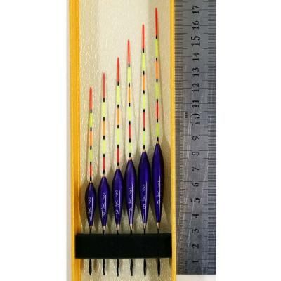 浅ダナ へら浮き ムクトップ 多美 全長12～17cm 6本 セット