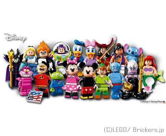 LEGO ミニフィギュア ディズニーシリーズ - フルコンプ商品ページ｜ブリッカーズ