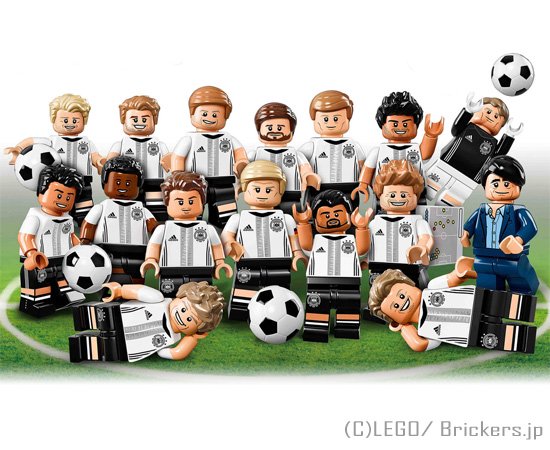 Lego ミニフィギュア ドイツサッカー代表シリーズ フルコンプ商品ページ ブリッカーズ