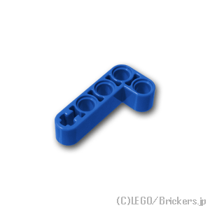 テクニック リフトアーム 2 x 4 - L字：[Blue / ブルー]