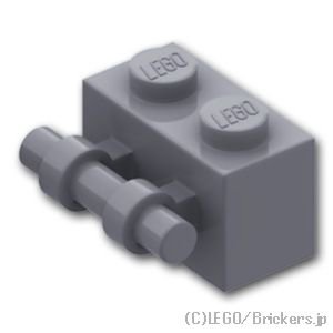 レゴ ブロック 1 x 2 - ハンドル：[Dark Bluish Gray / ダークグレー](4211128)の商品ページ｜LEGO パーツのブリッカーズ