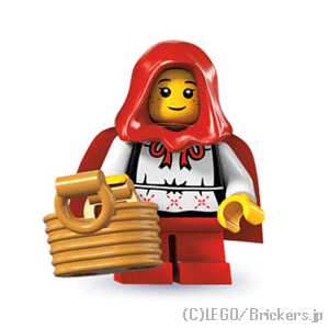 81 B16のレゴ ミニフィグb 赤頭巾むすめ 81 B16 商品ページ ブリッカーズ
