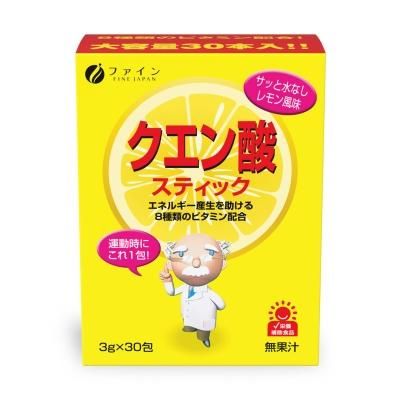 ファイン クエン酸スティック 3g 30包 自然食品店ナチュラル 5000円以上で送料無料 ファイン クエン酸スティック 3g 30包 自然食品店ナチュラル 5000円以上で送料無料