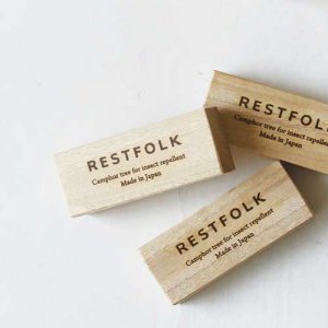 RESTFOLK　［防虫剤］カンフルツリーブロック　10pcs【日本製】 