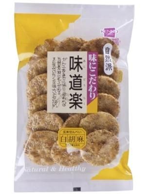 健康フーズ 味道楽 白ごませんべい 110g - 自然食品店ナチュラル