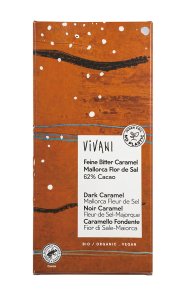 ViVANI　オーガニックダークチョコレート　塩キャラメルチョコレート＜冬限定商品＞80g
