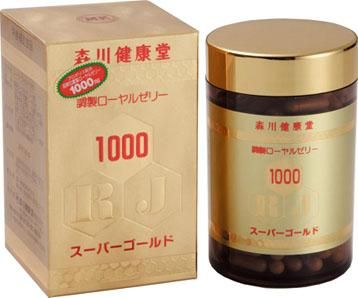 森川健康堂 ローヤルゼリー スーパーゴールド 1000 60球 - 自然食品店