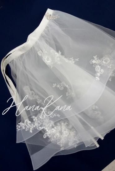 アンティーク　ベビーケープドレス　素材　リメイク リメイク3Wayケープ - ベビードレス・ヘッドドレス