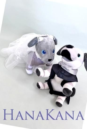 小型犬用ワンピースドレス・タキシードへリメイク。 - 思い出の