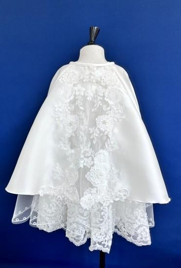 アンティーク　ベビーケープドレス　素材　リメイク アンティーク ベビーケープドレス 素材 リメイク