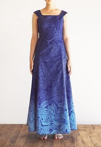 【美品 フラダンス衣装】パープル BLUE HEAVEN COMPANY ドレス フラドレス09 フラダンス衣装・パウスカートの通販ショップ