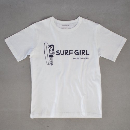 T-shirt  surf girl navy/white