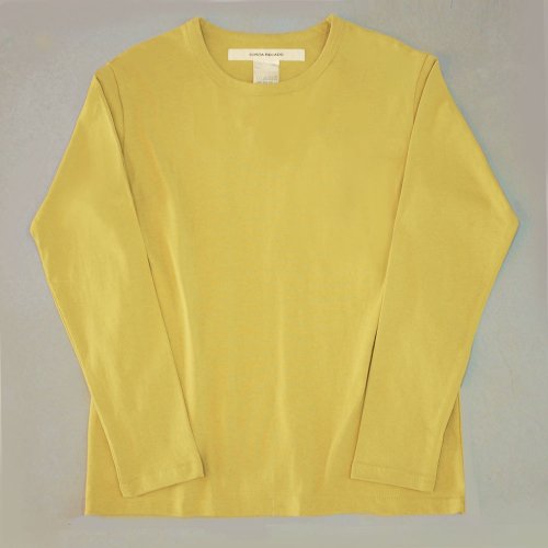 T-shirt 6.3oz solid long sleeves yellow
