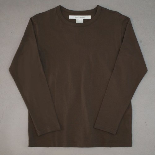 T-shirt 6.3oz solid long sleeves brown