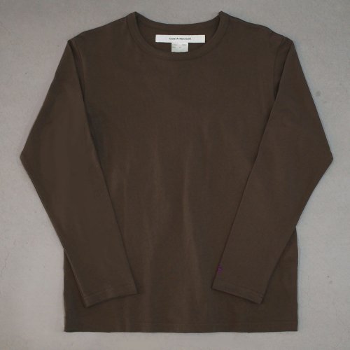 T-shirt 6.3oz long sleeves brown departure