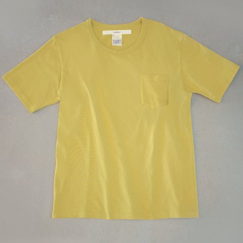 CORTADOT-shirt 6.3oz solid yellow with pocket
