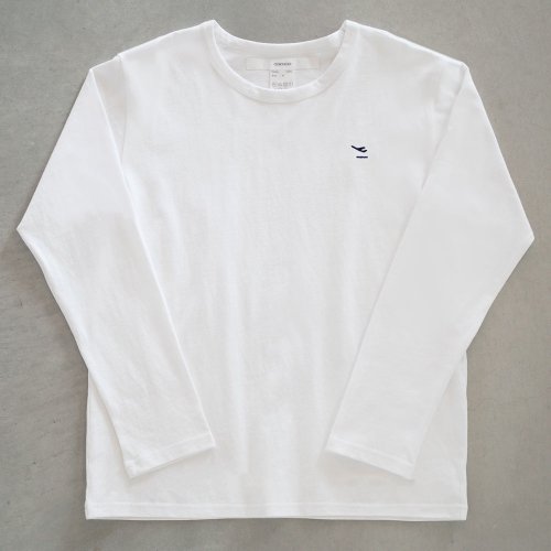 CORTADOT-shirt 6.3oz long sleeves white  departure