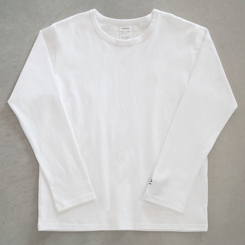 【CORTADO】T-shirt 7.8oz long sleeves white  “departure”