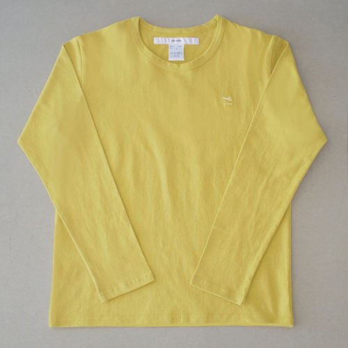 【CORTADO】T-shirt 7.8oz long sleeves yellow  “departure”