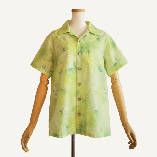 Aloha shirt ladies / pale forest