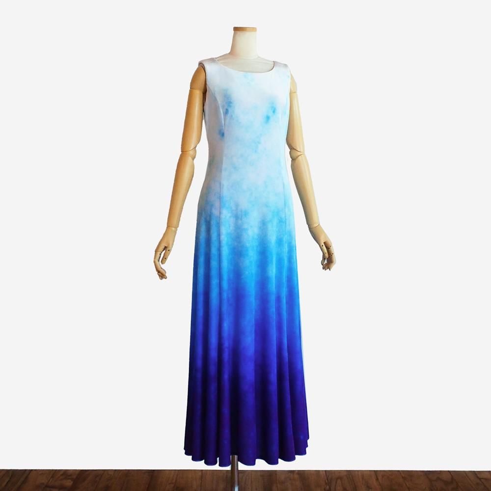 週末お値下げ✨未使用　フラドレス　ベロア生地ブルーグラデーション 171339128.jpg?cmsp_timestamp=