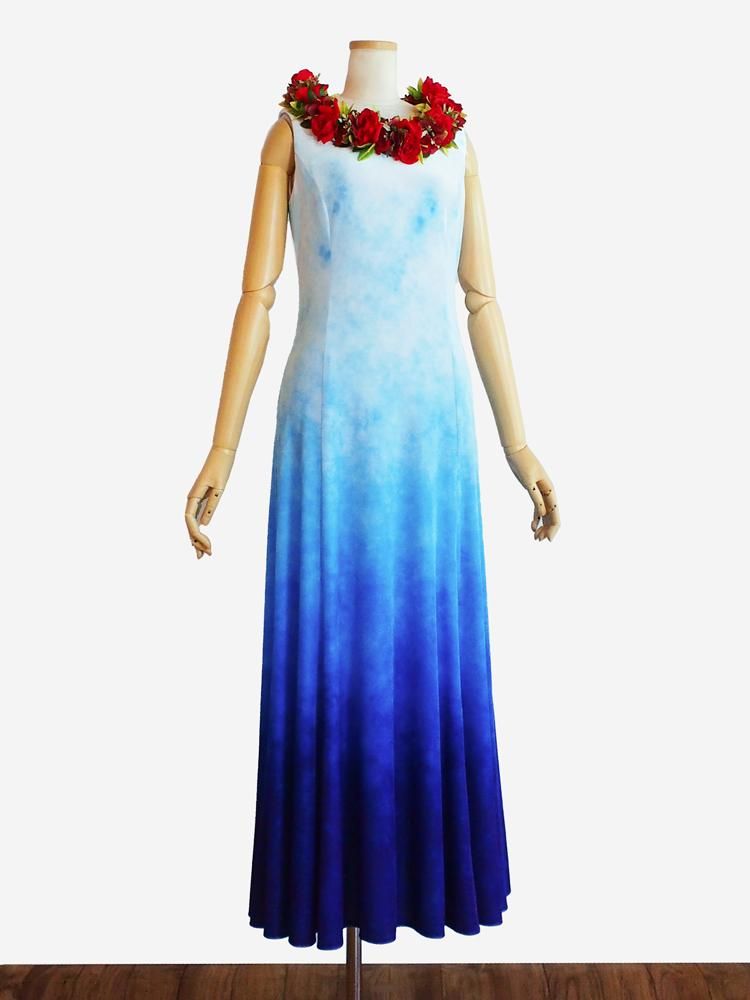 フラドレス30 ストレッチベロア【ブルーヘヴンリザーヴ】 フラダンス