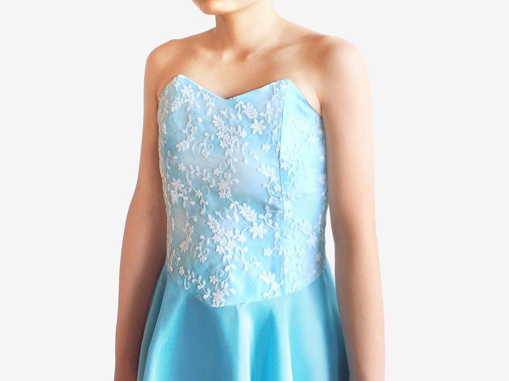 フラ　ドレス フラドレス140 たおやかな風【ブルーヘヴンリザーヴ】