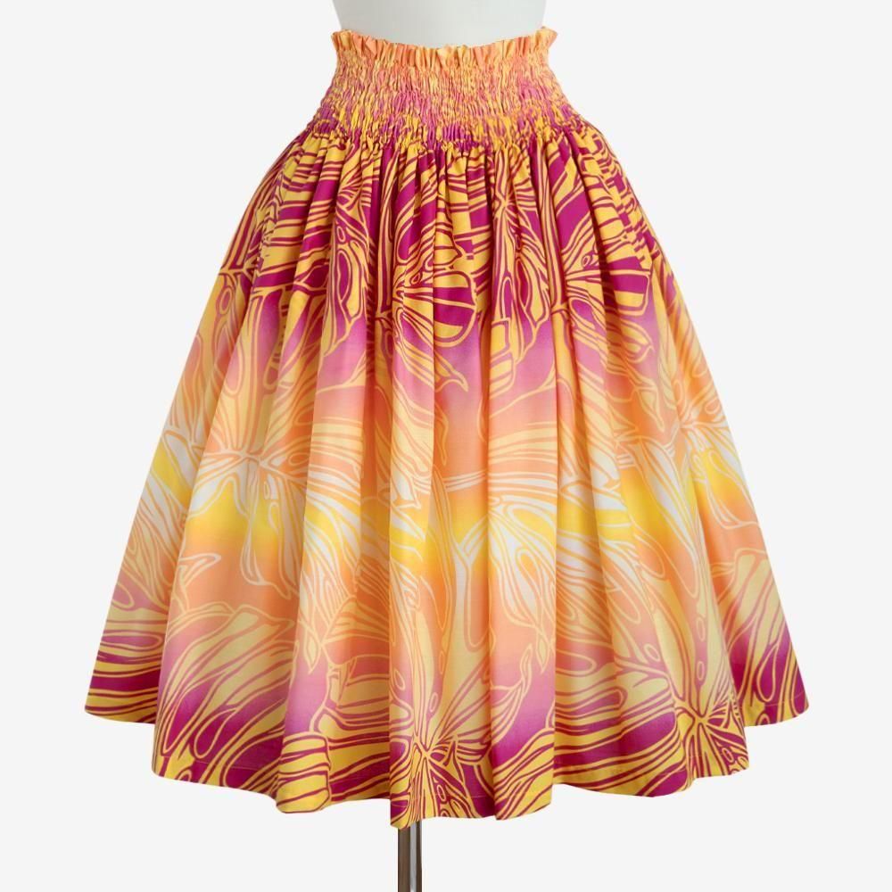 イエロー×ピンク パウスカート モンステラ柄[6色展開]