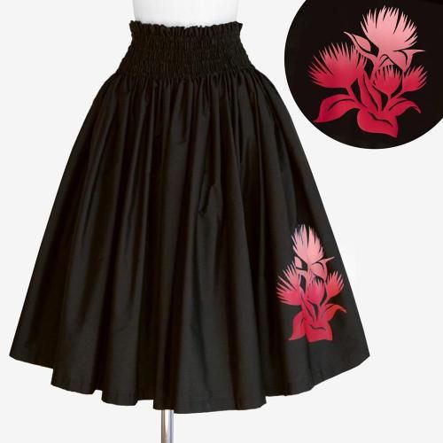 フラダンス　黒トップスと花柄スカートセットBLUE HEAVEN COMPANY ブルーヘヴンカンパニー