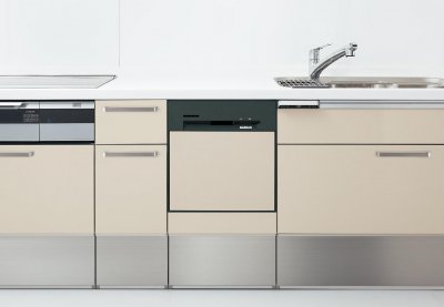 食器洗い乾燥機 千石製（Panasonic）QSEPW-S450A ブラック 浅型タイプ 