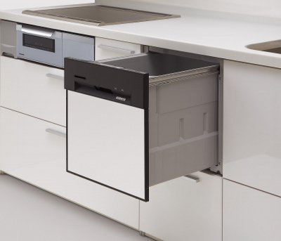 食器洗い乾燥機 千石製（Panasonic）LEEPW-S450A ブラック 浅型タイプ 