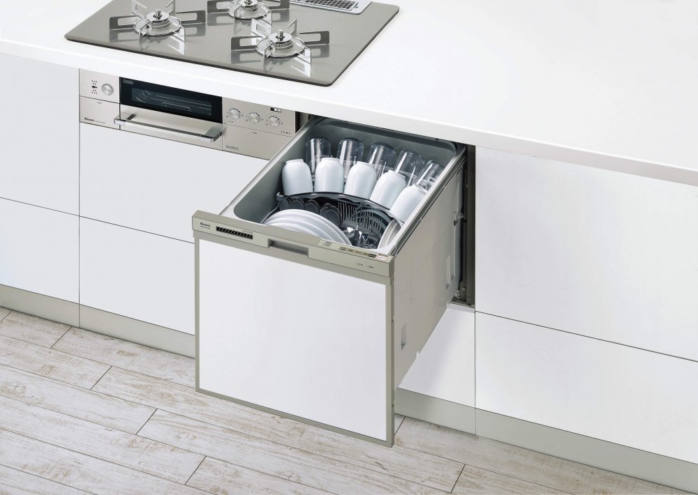 キッチン取付け隊ショップ食器洗い乾燥機 リンナイ製 Rinnai RSW-601C-SV 浅型タイプ