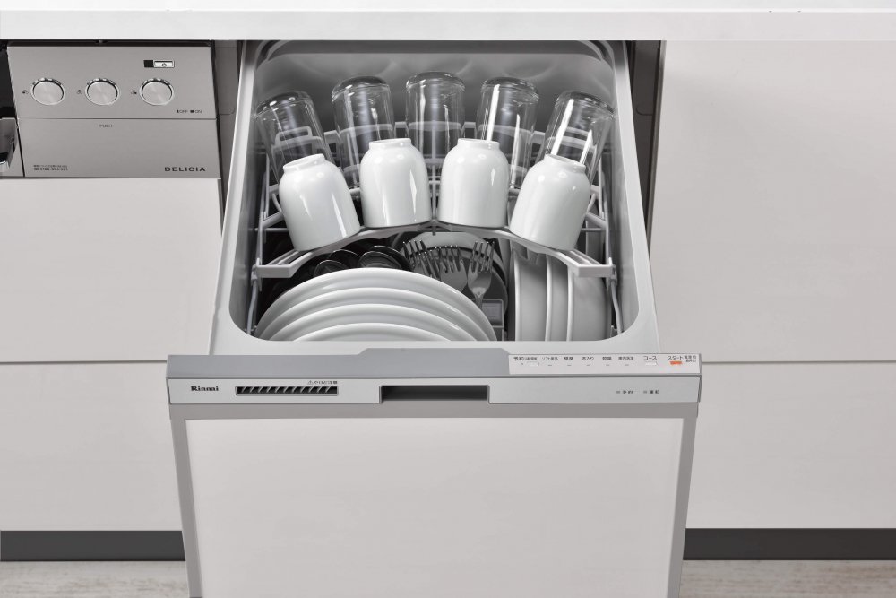 食器洗い乾燥機 リンナイ製（Rinnai）RSW-C402C-SV 浅型タイプ 【パネル別売】