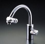 新品未使用品★ TOTO　ミキシング混合栓（先端開閉式） TKF51PN キッチン水栓 TOTO製（TOTO）TKF51PN 台付ミキシング混合水栓 一般地用