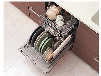 リンナイ製(TOTO) KSMW045FRSDXXXA 食器洗い乾燥機R(フロントオープン・通いかご) 〇食洗機
