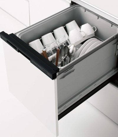 食器洗い乾燥機 クリナップ ZWPM45M18KDK-E ブラック 扉面材タイプ