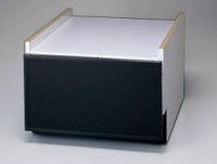 リンナイ製（Rinnai）KWP-454K-B　ブラック　標準スライドオープンタイプ専用・下部キャビネット　45cm幅　○食洗機　オプション