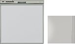 リンナイ製（Rinnai）KWP-404P-GY　化粧パネル　グレー（ツヤ消）標準スライド食洗機用　○食洗機　オプション