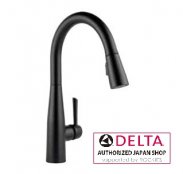キッチン水栓　デルタ製(DELTA) 9113-BL-DST デルタキッチン水栓 エッサ マットブラック  一般地用