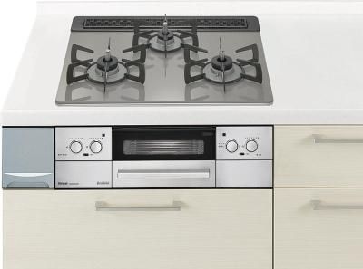 ガスコンロ リンナイ製(Panasonic)LESHW32R3 間口60cm ガラストップ