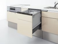 食器洗い乾燥機  パナソニック製（Panasonic）QSE45MD9W2 （操作部ブラック 色） 幅45cm  深型タイプ　【扉材別売】