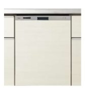 食器洗い乾燥機　リンナイ製（LIXIL）　RKW-405GPMSVJG 　浅型タイプ　シルバー　【扉材別売】