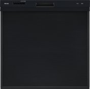 食器洗い乾燥機  リンナイ製（Rinnai）RSW-405AA-B　ブラック　浅型タイプ　スライドオープンタイプ　間口45cm　【パネル別売】