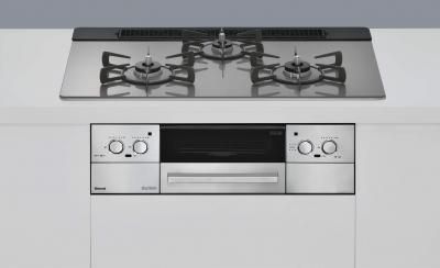 デンキチ公式通販サイト-埼玉県下ナンバーワン家電量販店 / リンナイ Rinnai ガスコンロ ワンピーストップ ブラック  約56cm(コンパクトタイプ) /都市ガス12・13A /左強火 RTE565BKL_13A