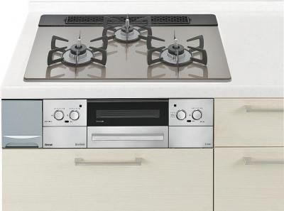 ガスコンロ リンナイ製（Panasonic）JUASHW42R3 間口60cm ガラストップ